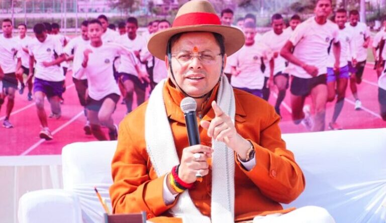 भराड़ीसैंण में मुख्यमंत्री धामी ने अग्निवीर कैडेट्स से की बातचीत