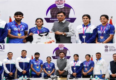 कॉमनवेल्थ 2026 के पदक विजेताओं का सम्मान, खिलाड़ियों से खेल अकादमी शुरू करने का आह्वान